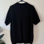 Allison Daley   Black short sleeve Sweater XL Photo 0