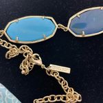 Kendra Scott Rare Drea Necklace Gold Chain Turquoise Blue & Green Stone Agate Photo 2