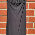 Open Edit Ruched Halter Midi Dress Photo 4