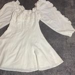 C/MEO COLLECTIVE $125  Perfect Part Mini White Long Sleeve Dress ( M ) Photo 1