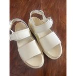 Dr. Martens  Voss Hydro Leather Strap Sandals in Cream Size 8 Shoes Platform Doc Photo 2
