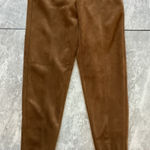 Tahari Women's Brown Faux Suede Stretch Leggings Pants Size S Photo 0