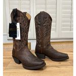 Shyanne  Womens Jesse Performance Western Boots Brown Leather 5.5 NWT Square Toe Photo 1