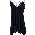 Free People  One Adella Slip‎ Mini Dress Black Size Medium Photo 11