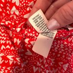 Victoria's Secret Victoria’s Secret Red Hearts Satin Tie Front Short Sleeve Kimono / Robe Size OS Photo 8