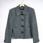 Cynthia Sobel Vintage Hebert Grossman Collared Nubby Textured Brown Short Jacket Size 8 Photo 0