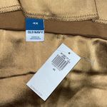 Old Navy NWT Size 4X Gold Satin Midi Skirt w/ Side Slit Photo 2