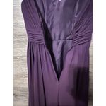 Bridesmaids Dress Size 4 Burgundy Long Formal Emperor Mori Lee Gardner Small Photo 7