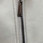 j2 Jou Jou Cream Faux Vegan Leather Jacket Size XS Photo 5