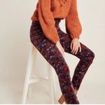 Anthropologie Pilcro Velvet light corduroy High-Rise Skinny Ankle floral Pants sz 29 Photo 1