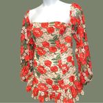 Akira  Floral Off-Shoulder lace covered Mini Dress Photo 9