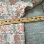 Vtg Kathleen Usherwood Periphery 1X Geometric Print Mock Neck Sweatshirt Aztec Pink Photo 6