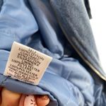 Blue Blush Women’s M Oversized Denim Bomber Jacket Blue Insulated Chore Barn Photo 7