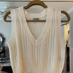 J for Justify Cream Sweater Vest Photo 1