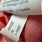 J.Crew Embroidered Flowy Chiffon Short Sleeve Pleated Skirt Midi Dress Pink 6 Photo 12