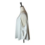 Good American Good‎ American White Ivory Round Neck Sleeveless Rounded Hem Blouse Size XXL NWT Photo 4