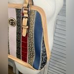 Giani Bernini  Patchwork Stripe Dome Satchel Bag Photo 1