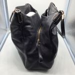 Coach black leather three compartment shoulder bag Photo 14