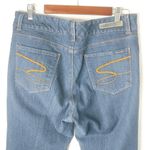 Seven7  12 35x32 Boot Cut High Waisted Dark Wash Jeans Photo 6