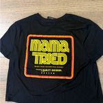 Harley Davidson Museum Mama Tride Women's Cropped Baby Tee Photo 2