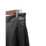 Altar'd State  Faux Leather Pleated Mini Skort Size Medium Black NWT Photo 6