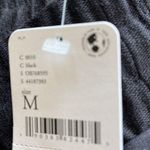 Free People NWT Sunny Skinny Sweatpants In Black Medium Photo 6