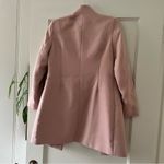 Banana Republic  Pink Longline Inverted Collar Car Coat Jacket XSmall EUC Photo 3