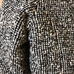 Chico's Chico’s Menswear Wool Blend Print Puffer Jacket White Black Size 1 Photo 6