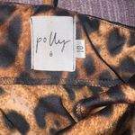 Black and Brown Slip Mini Dress with Cowl Neck Size 10 Photo 6