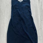 SheIn Velvet Blue Mini Dress Photo 0