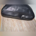 Nine West Vintage Black Leather Tote HandBag Shoulder Purse Bag Photo 7