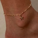 Starfish Anklet Gold Photo 0