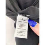 Lulus  Women's Satin Little Black Dress sz Small Sexy Date Night Mini Dress LBD Photo 5