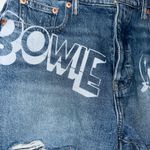 Lucky Brand NWT Legend Bowie High Rise Mom Short Graphic Raw-Hem Shorts Photo 14