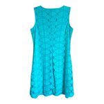Tiana B Women’s Sleeveless Turquoise Dress, Sz 12 Blue Photo 2
