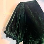 Stay Shining Dark Green Velvet Puff Sleeve Skater Dress
Lulus Size M Photo 3