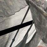 Coach Ladies Long Sleeve Printed Ruffle Silk Blouse Size 8 Photo 3