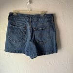 Lee Vintage High Rise Denim Mom Shorts Size 14 Medium Double Button Photo 2
