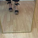 Qupid Chic Black Wedge Espadrilles Photo 3