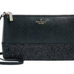 Kate Spade New York Flash Black Crossbody Sparkled Glitter Leather Bag Chic NWT Photo 2