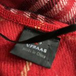 NWOT RED PLAID FRINGE lightweight Poncho Cardigan Vest One Size Size undefined Photo 5