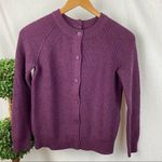 Kate Spade  Women's Saturday Purple Button  Ribbed Knit Sweater NEW XS Photo 1