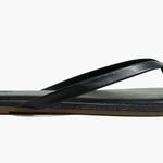 J.Crew NWT  Factory Easy Summer Flip Flops Womens Sz 8 Shoes Black Thong Sandal Photo 2