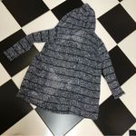 Splendid NWOT Broome Stripe Olivine Long Popcorn Knit Hooded Cardigan Sweater XS Photo 6