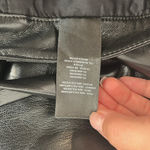 Wilfred Aritzia  Melina‎ high rise straight black vegan leather pant Size 6 Photo 6