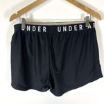 Under Armour Womens Graphic Sport Shorts XL Black Athletic Workout Loose Fit Photo 2