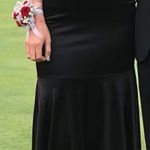 Windsor Black Silky Prom Dress Photo 0