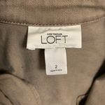 Loft Brown Jacket Women’s Size 2 Button Down Blazer Long Sleeve Cotton Photo 7