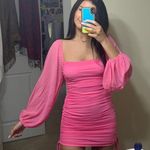 ThatsSoFetch Pink Bodycon Dress  Photo 0