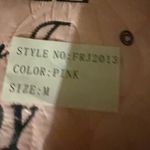 NWT First Row womens Pink Medium Puffer Jacket Photo 5